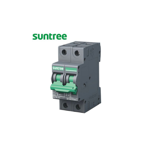 Interruptor Termomagnético Suntree 2P 20A 500V para Riel DIN