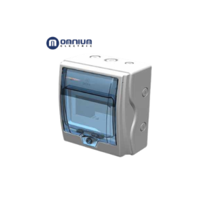 Centro de Carga OMNIUM IP65 para 6 Módulos con Riel DIN
