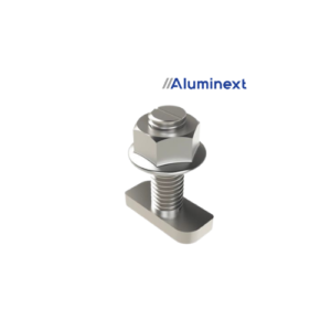 5 T-Bolt M8x25 de Acero Inoxidable con Tuerca para Next Rail