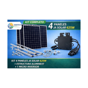 Kit Solar 4 Paneles Bifaciales | Sistema Completo Residencial